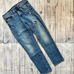 GAP distressed skinny jeans